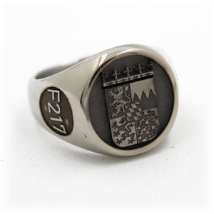 Fregatte Bayern F217 Ring aus Edelstahl – Ansicht 3