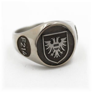 Fregatte Lübeck F214 Ring aus Edelstahl – Ansicht 2