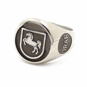 Fregatte Niedersachsen F208 Ring aus Edelstahl – Ansicht 4