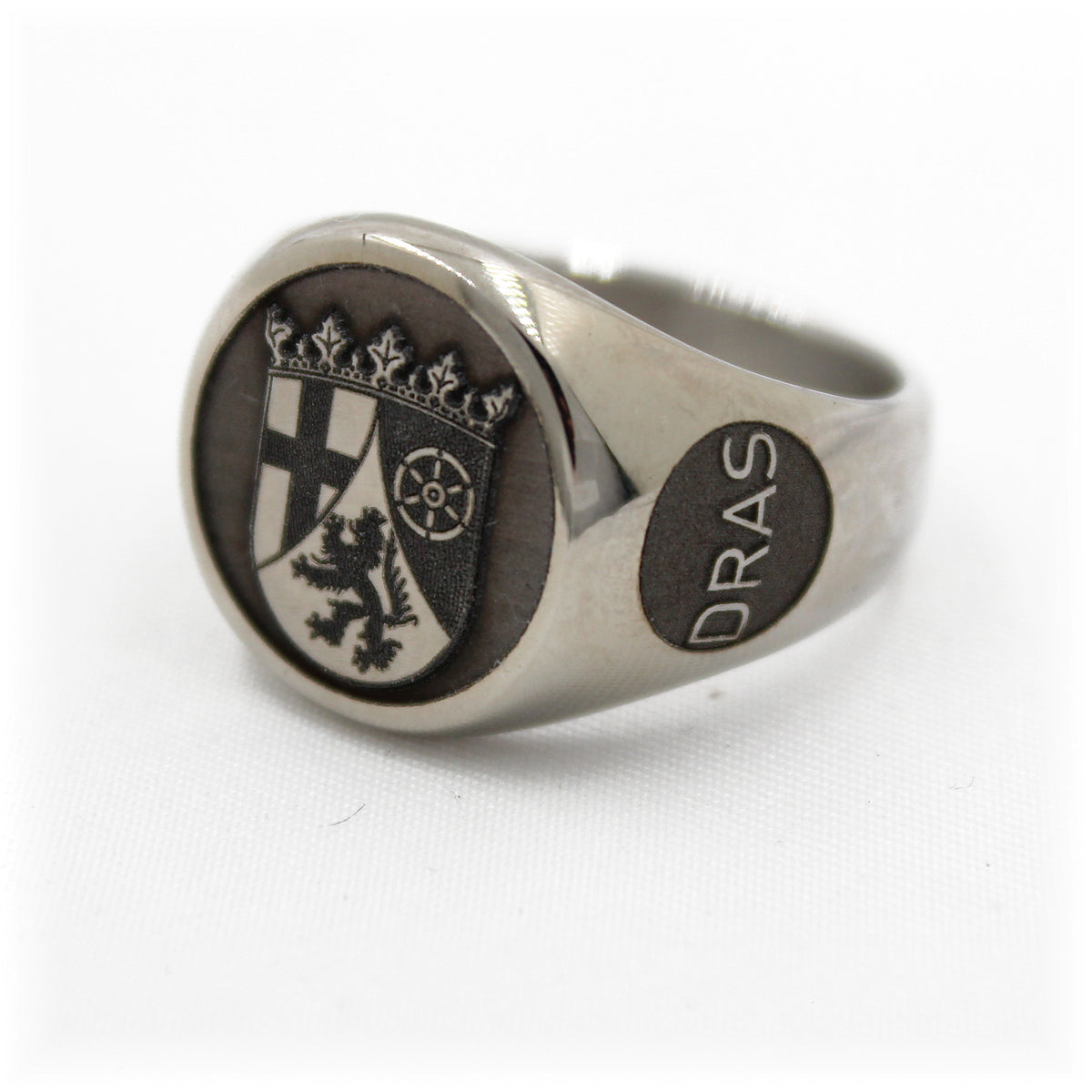 Fregatte Rheinland-Pfalz F209 Ring aus Edelstahl – Ansicht 2