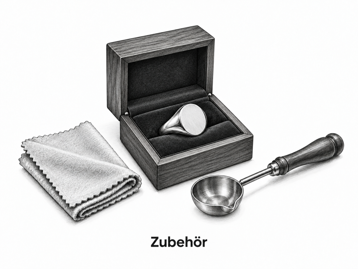 Zubehör – Bleistiftskizze mit Kategoriebezeichnung