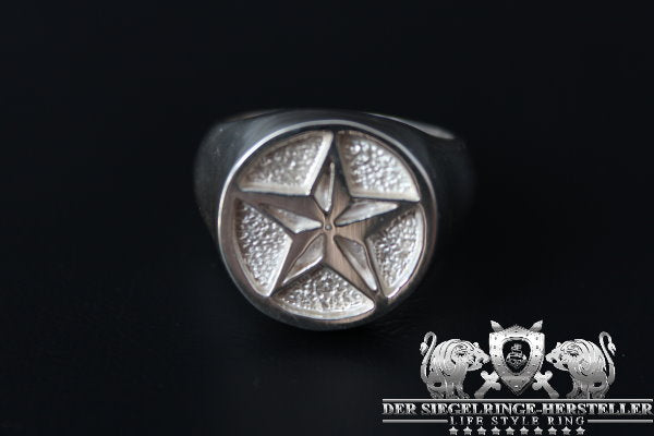 Silber-Ring des Marine-Offiziers