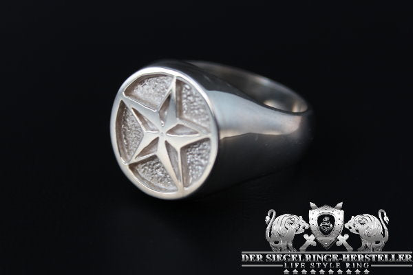 Silber-Ring des Marine-Offiziers