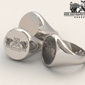Silberring aus 925er Sterling-Silber