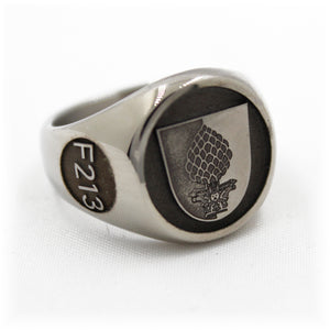 Fregatte Augsburg F213 Ring aus Edelstahl – Ansicht 1