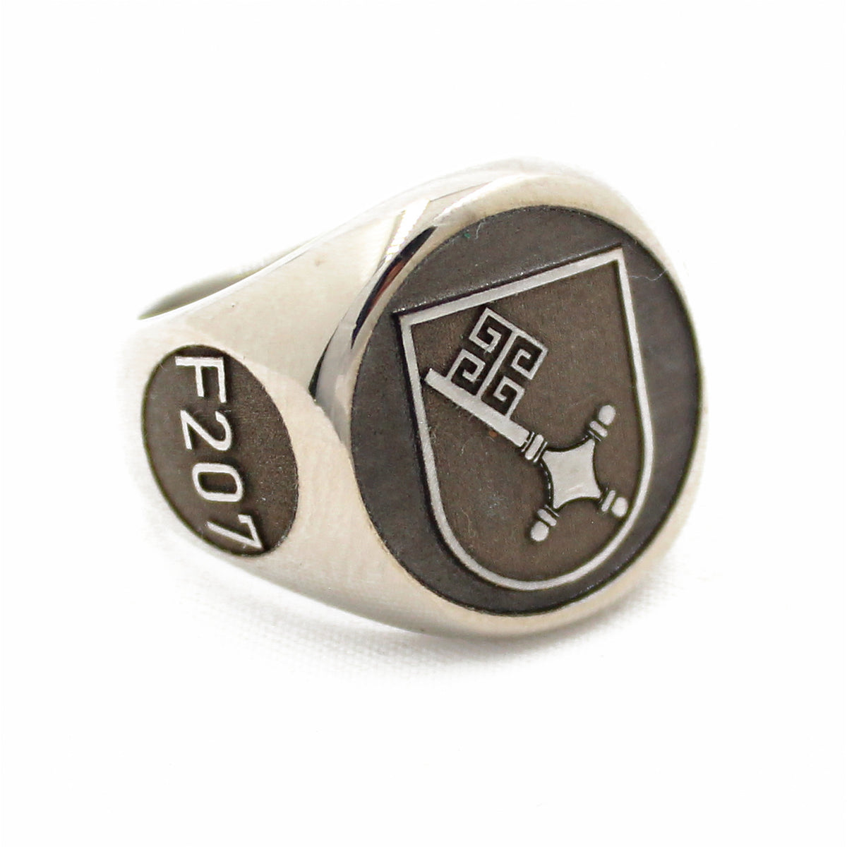 Fregatte Bremen F207 Ring aus Edelstahl – Ansicht 1