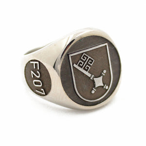 Fregatte Bremen F207 Ring aus Edelstahl – Ansicht 1