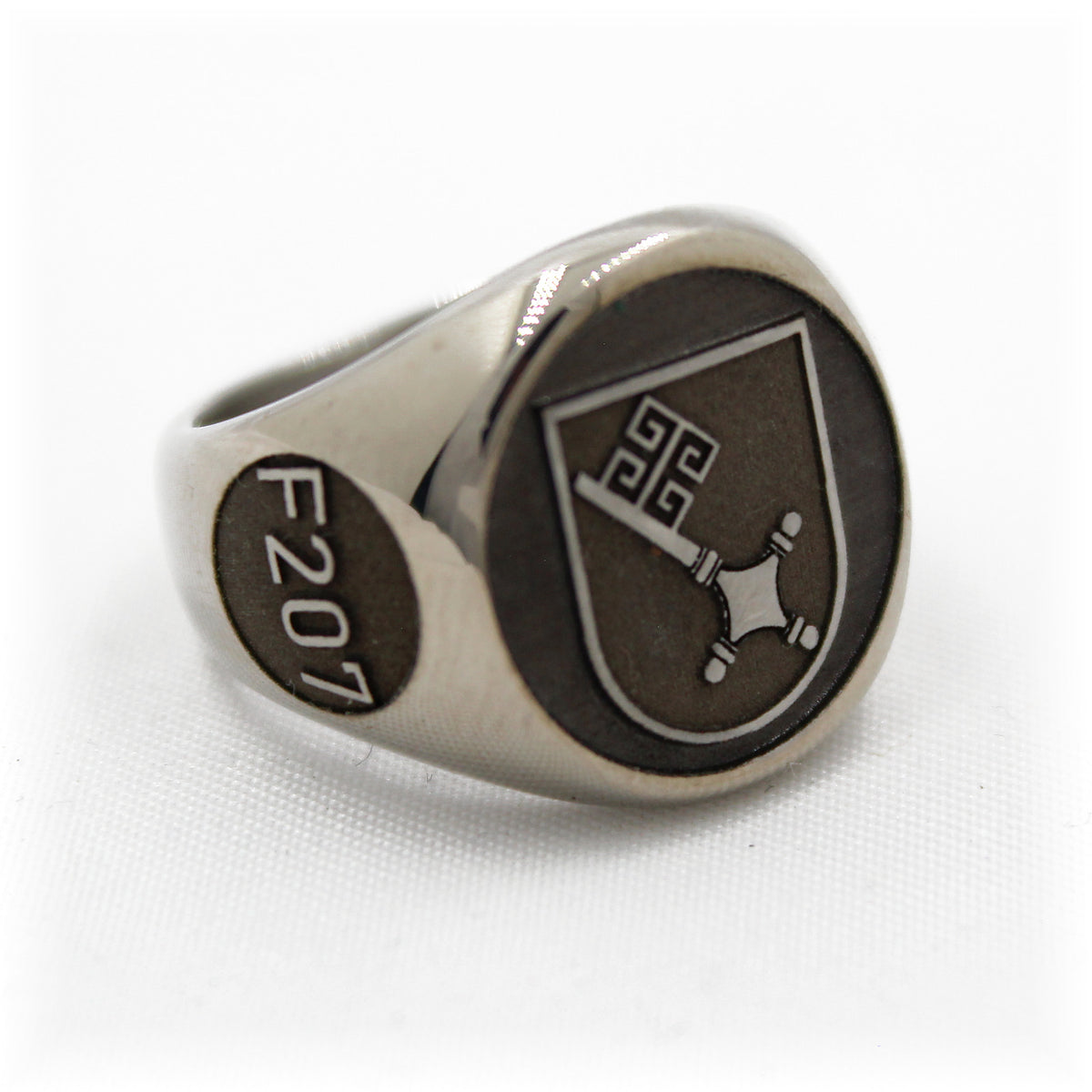 Fregatte Bremen F207 Ring aus Edelstahl – Ansicht 4