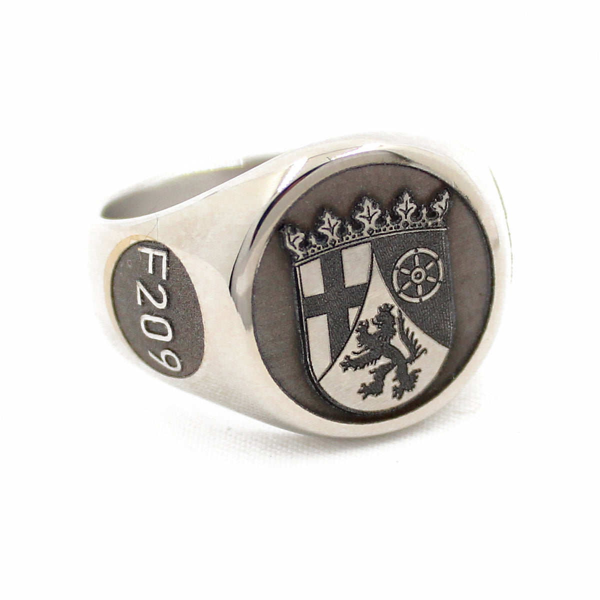 Fregatte Rheinland-Pfalz F209 Ring aus Edelstahl – Ansicht 4